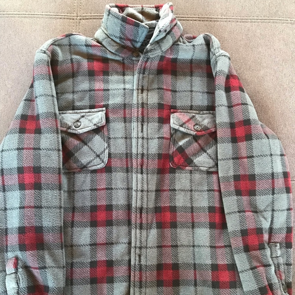 Freedom Foundry  Plaid Fleece Jacket